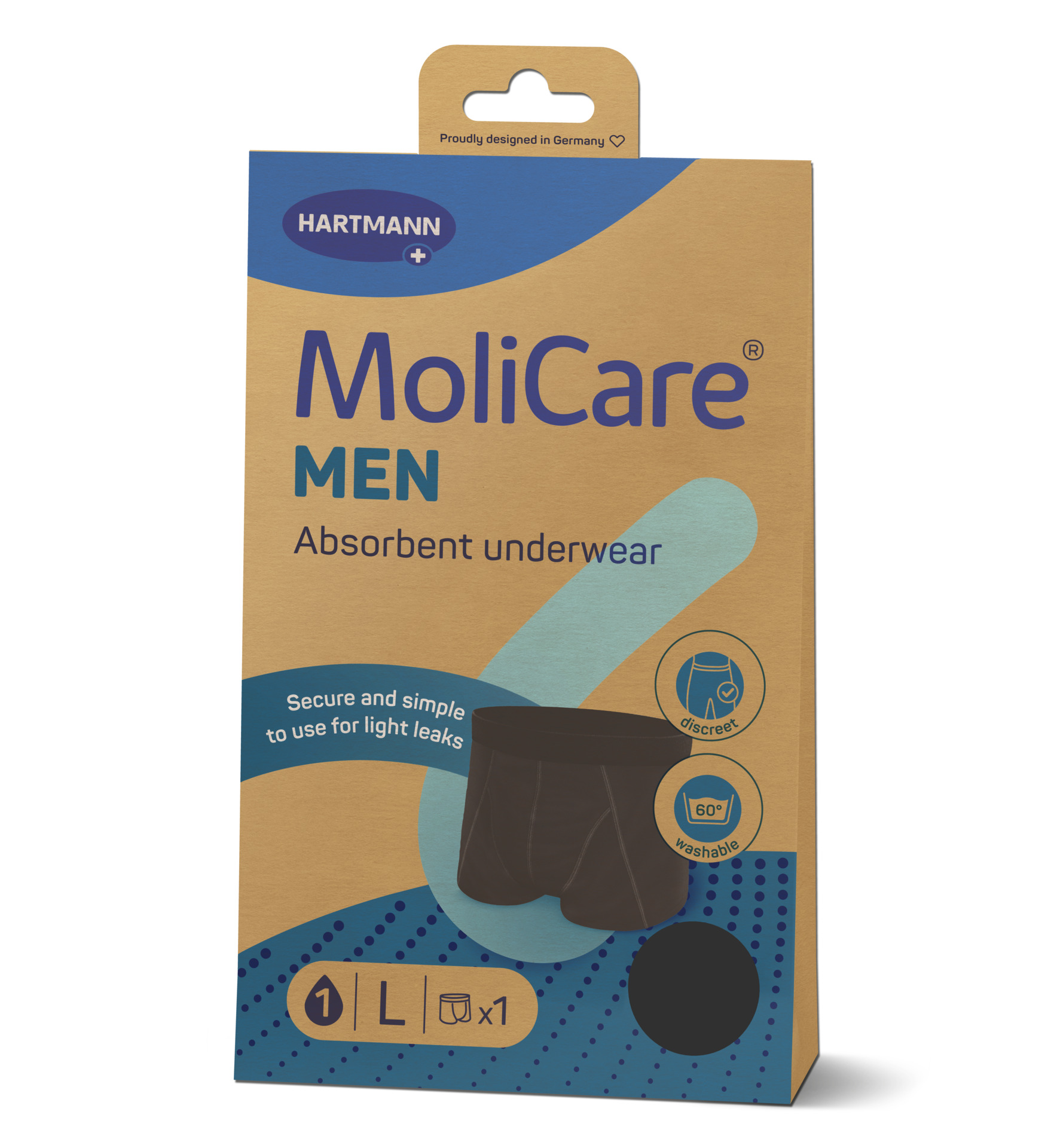 Fedezd fel a MoliCare® MEN mosható nedvszívó alsóneműt 