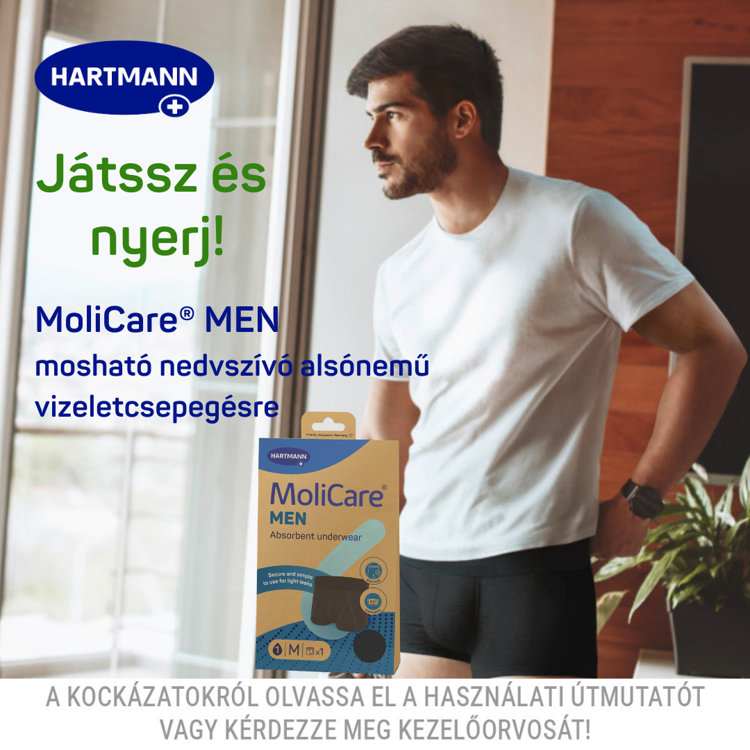 Nyerj MoliCare® Men mosható férfi nedvszívó alsóneműt!