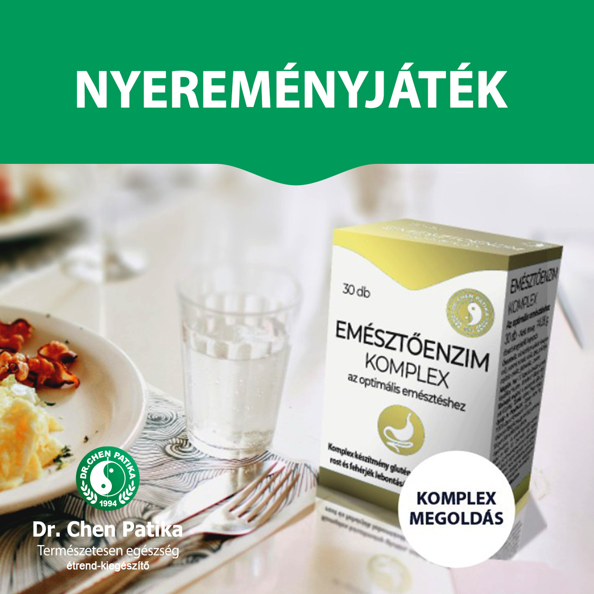 Nyerj Dr. Chen terméket, és támogasd emésztésed!