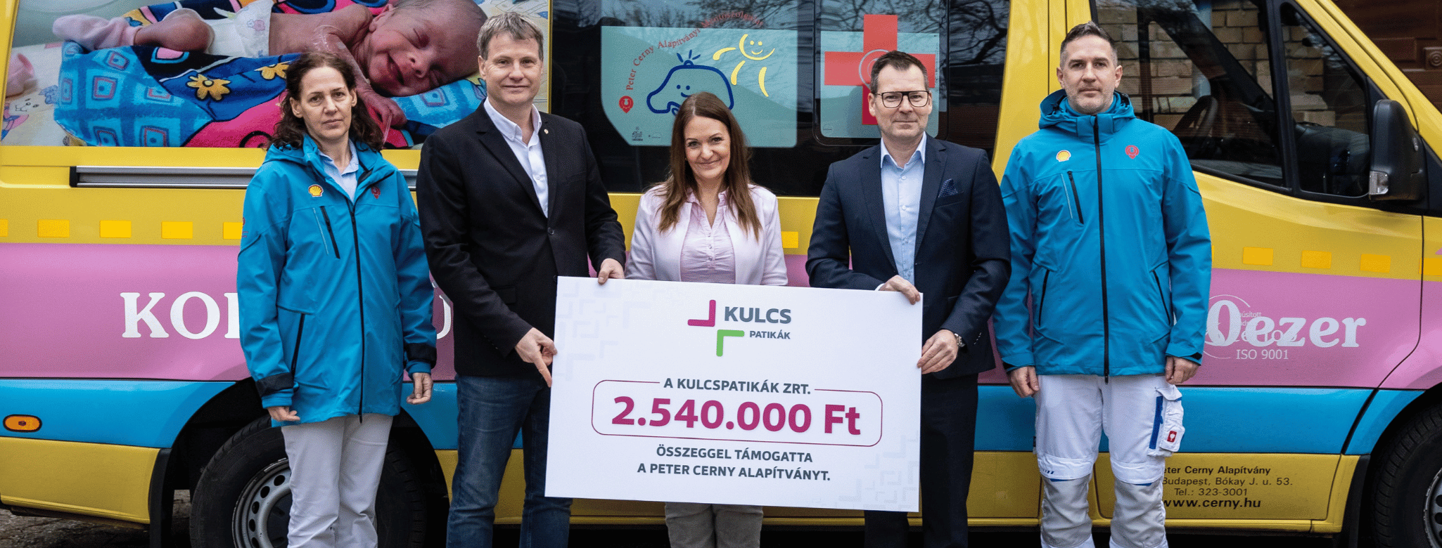 A Peter Cerny Alapítványé a KULCS adomány
