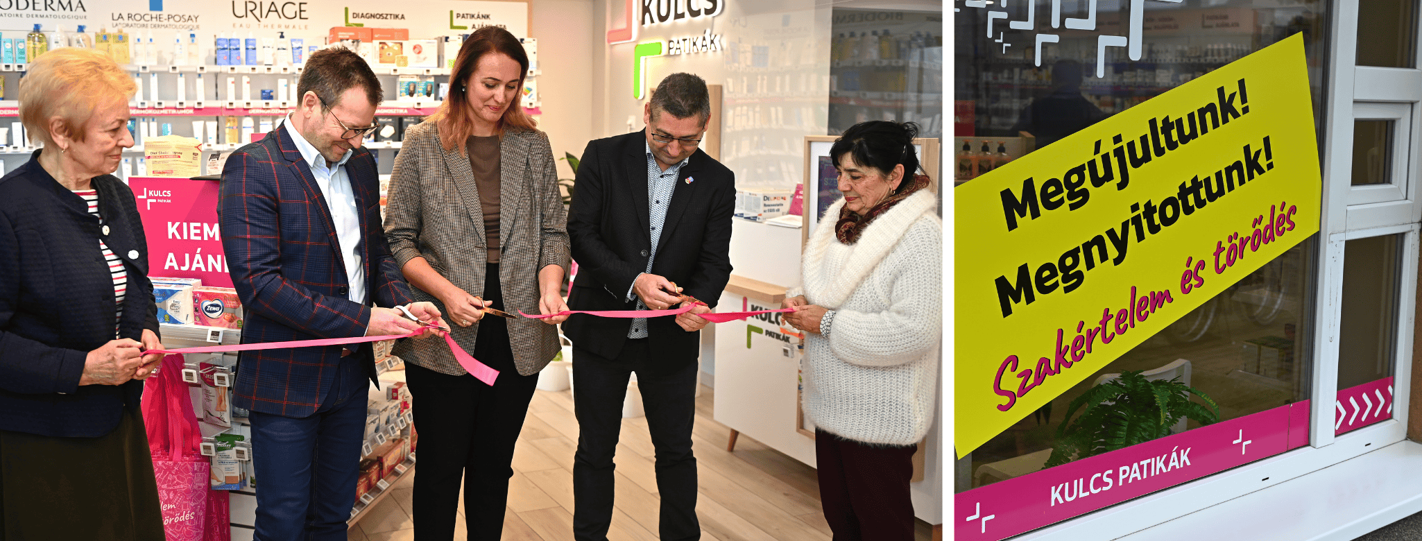  Kulcs Quality Patikaként nyitott újra a biharkeresztesi Remedium gyógyszertár