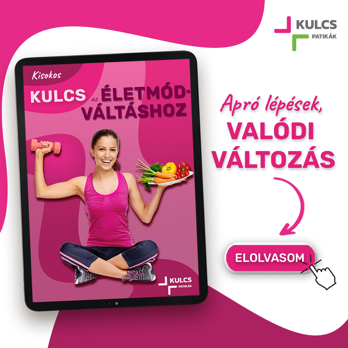 Kulcs az életmódváltáshoz – ingyenes kisokos 