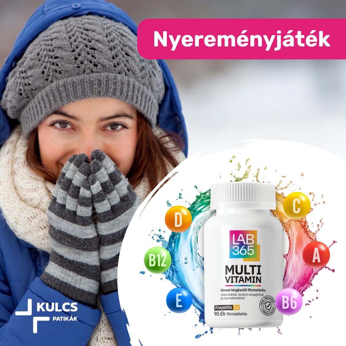 Nyerj vadonatúj LAB365 Multivitamint!