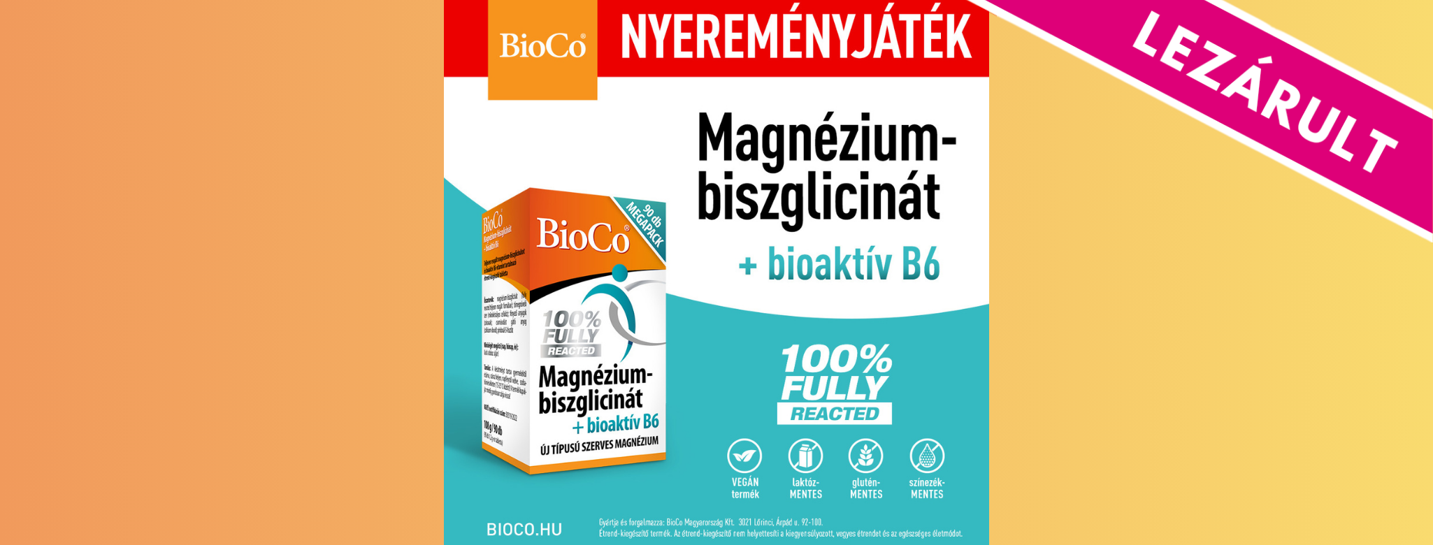 Játssz, és nyerj BioCo étrend-kiegészítőt!