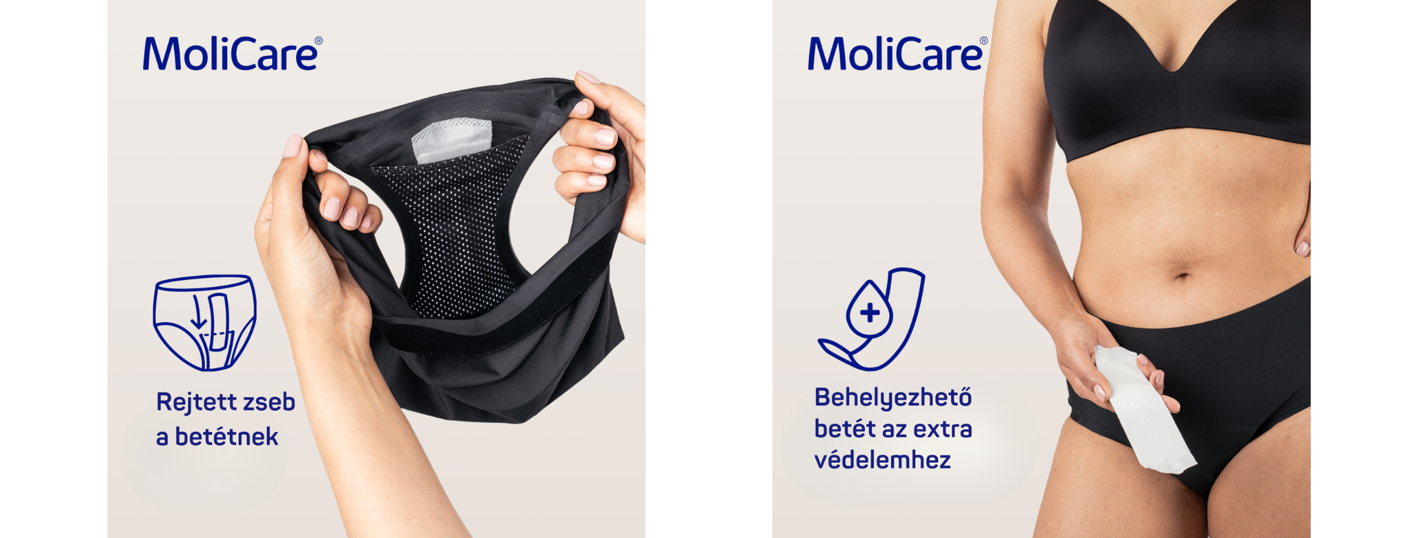 Díjnyertes, fenntartható megoldás enyhe vizeletcsepegésre