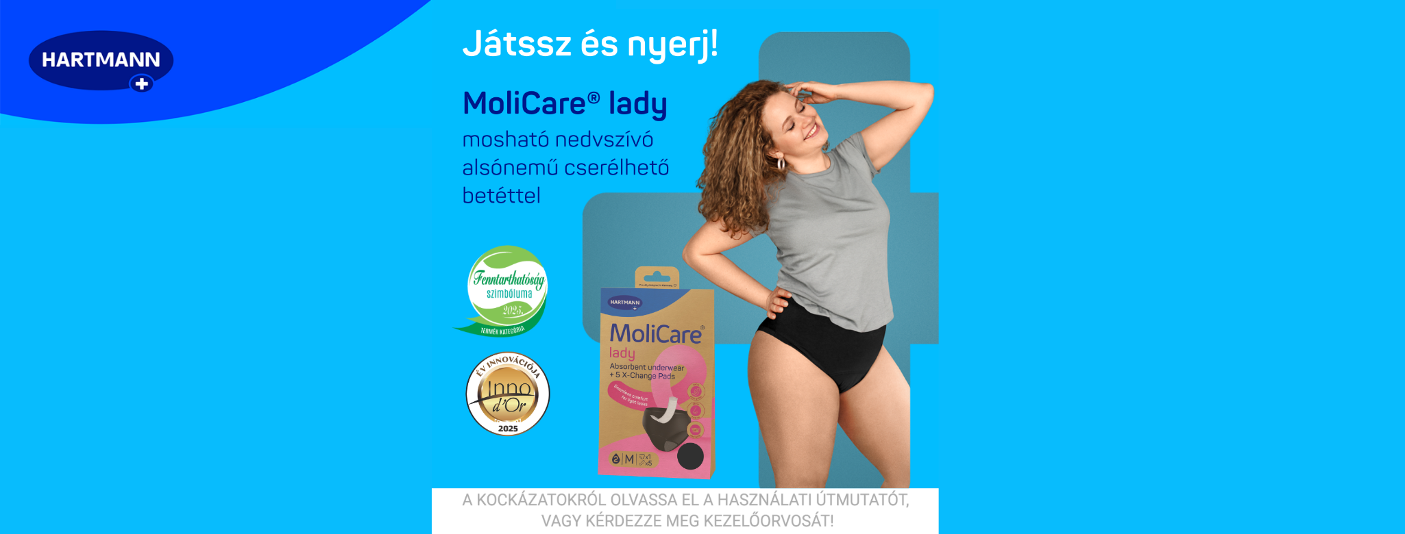 Játssz, és nyerj MoliCare® lady mosható alsóneműt!