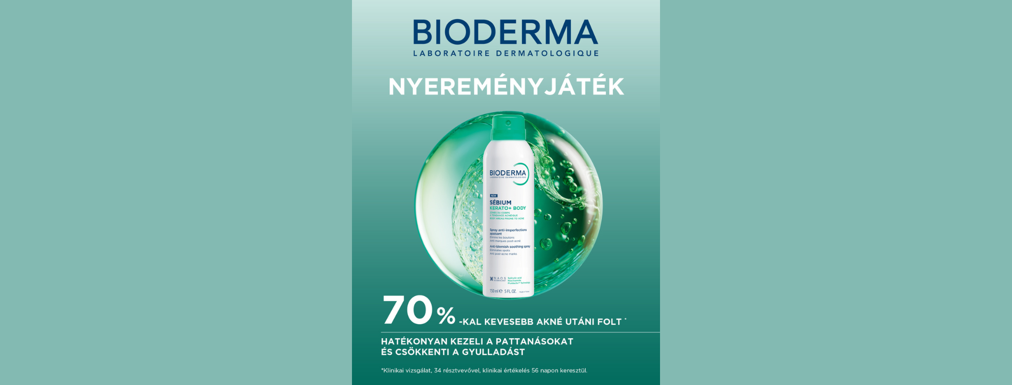 Játssz, és nyerj Bioderma Sébium testspray-t!
