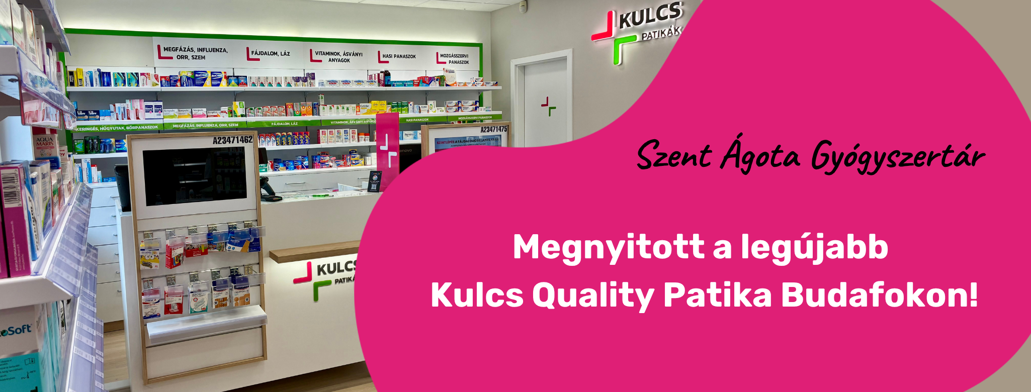 Megnyitott a Szent Ágota Gyógyszertár!