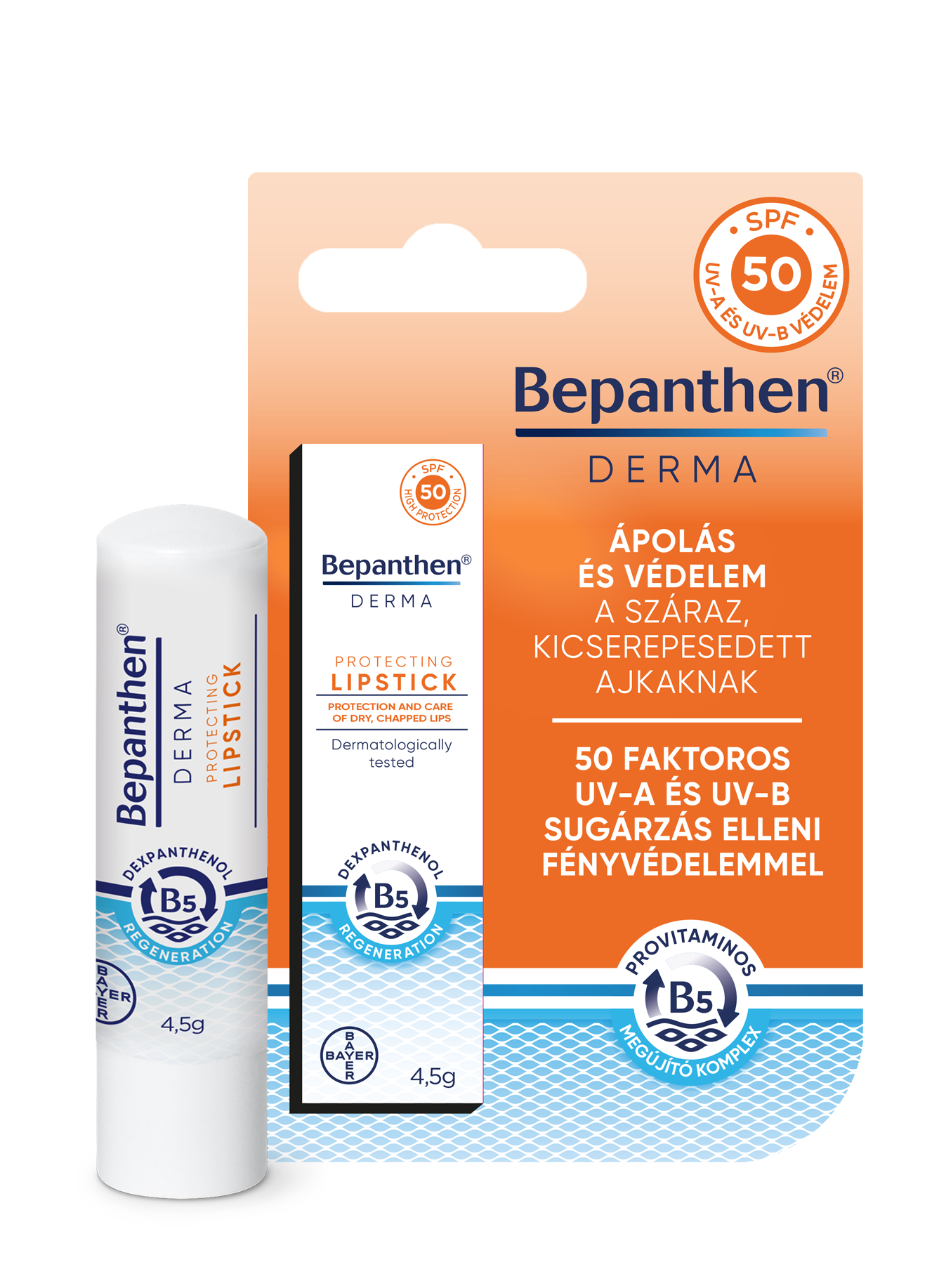 Bepanthen® Derma Ajakápoló Stift SPF 50 4.5g