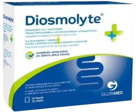 Diosmolyte por belsőleges szuszpenzióhoz