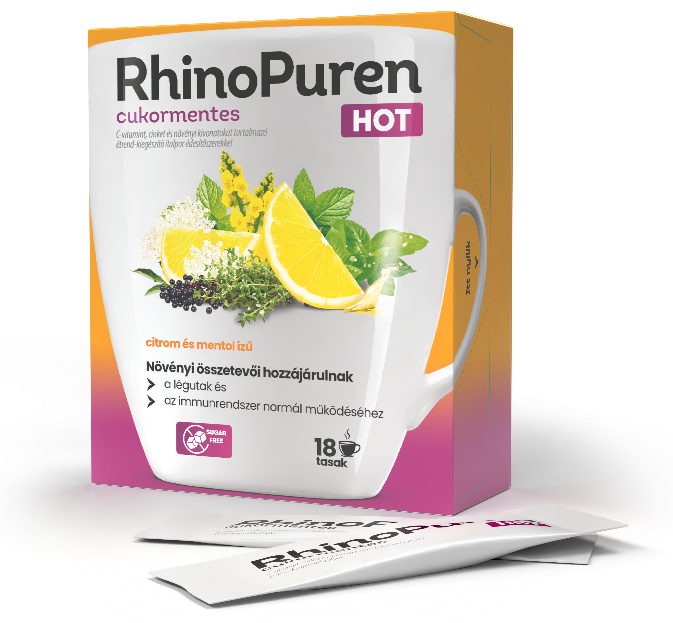 RhinoPuren HOT Cukormentes