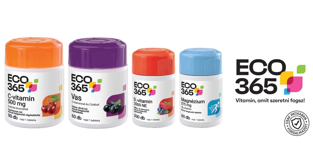 ECO365 – A Kulcs Patikák új vitaminjai, amiket szeretni fogsz!