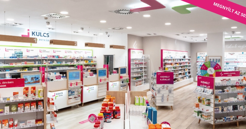 Jubileumi pillanat: megnyílt az 50. Kulcs Quality Patika 