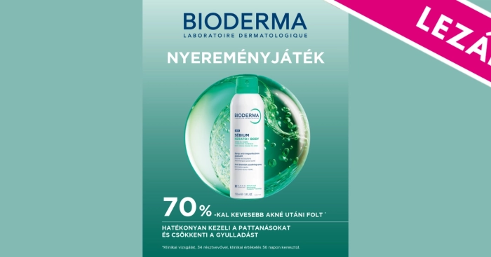 Játssz, és nyerj Bioderma Sébium testspray-t!
