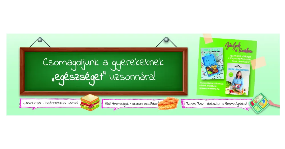 Csomagoljunk a gyerekeknek 'egészséget' uzsonnára!