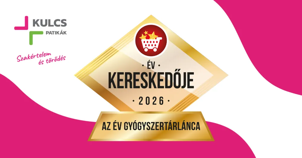 A Kulcs Patikák Az Év Gyógyszertárlánca 2026-ban!