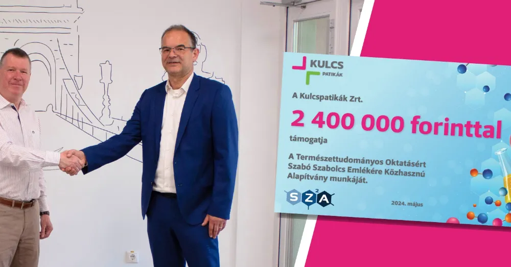Együtt a természettudományos oktatásért: támogatjuk a Szabó Szabolcs Alapítvány munkáját