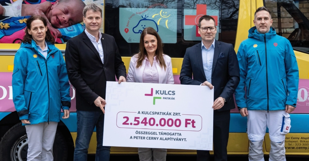 A Peter Cerny Alapítványé a KULCS adomány