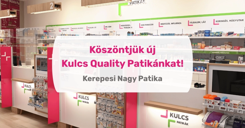 Quality Patikaként nyitott meg a Kerepesi Nagy Patika!