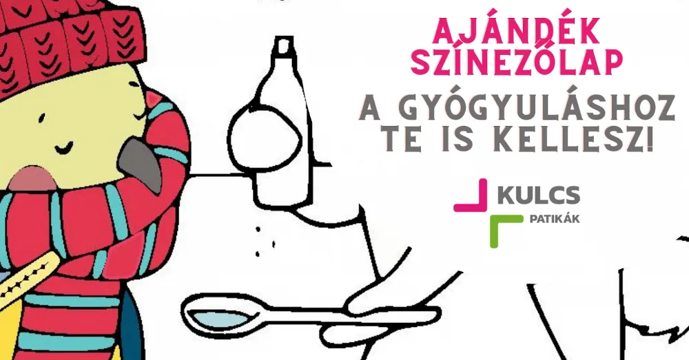A gyógyuláshoz te is kellesz! - színezőlap ajándékba
