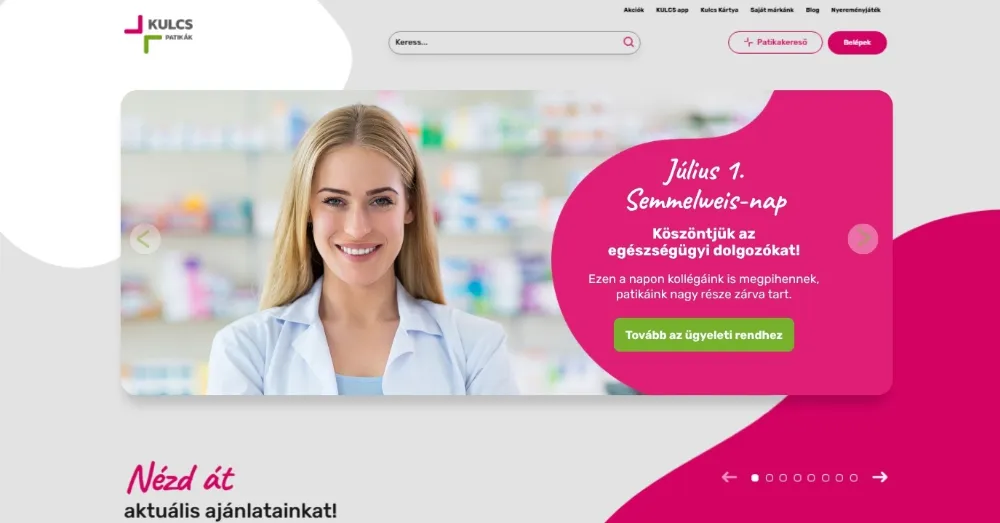 Dupla ünnep: a magyar egészségügy napján újult meg a weboldalunk