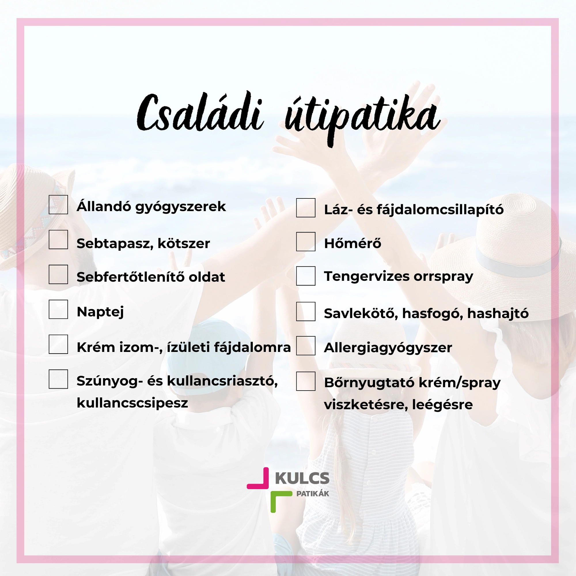 Mi kerüljön a nyári útipatikába? Itt a lista Mi kerüljön a nyári útipatikába? Itt a lista