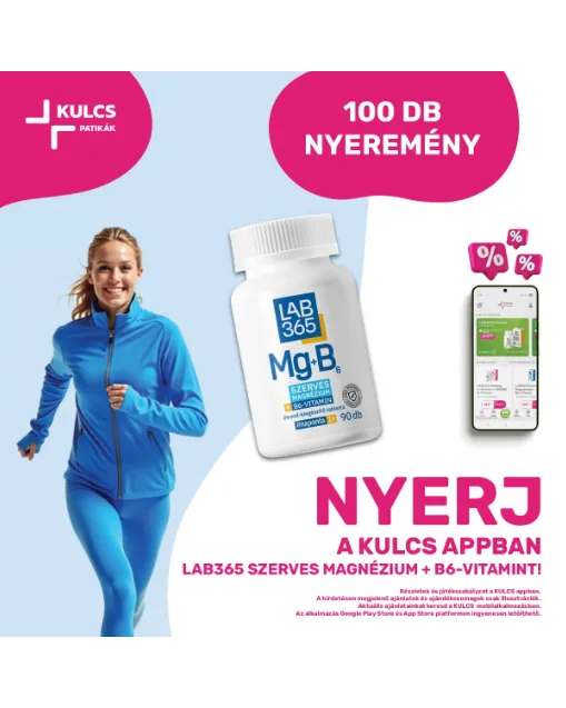 Lab365 Szerves magnézium + b6-vitamin nyereményjáték