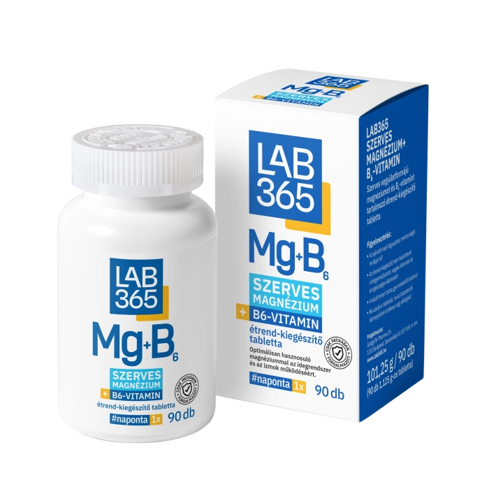 LAB365 Szerves Magnézium + B6-vitamin