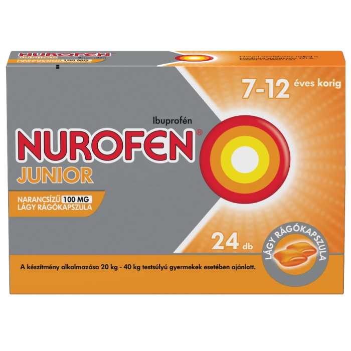 NUROFEN JUNIOR narancsízű 100 mg