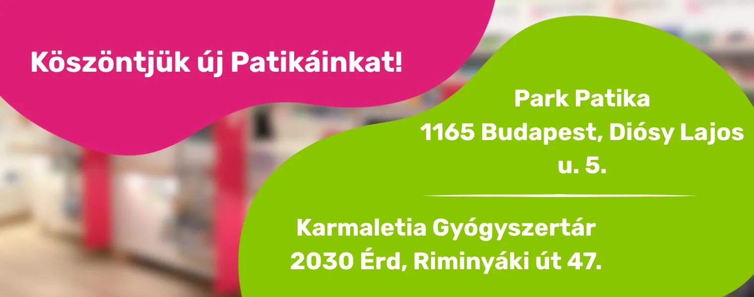 Két új gyógyszertárral bővült hálózatunk! július